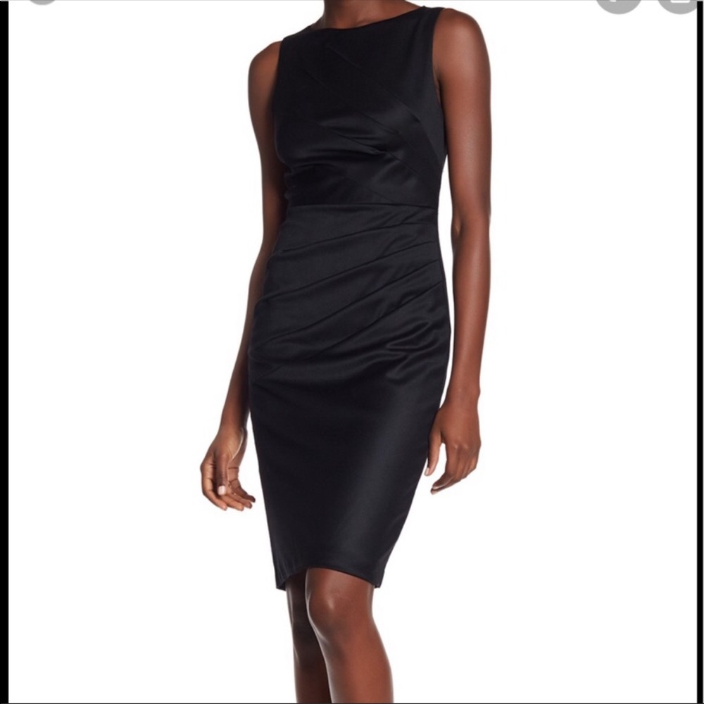 Alice & Olivia Black MIDI Dress